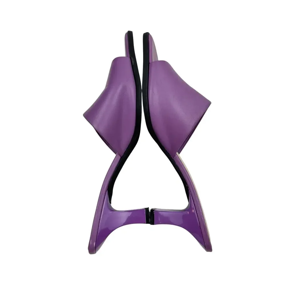 Y2K Naturalizer Purple Slip On Heeled Sandal